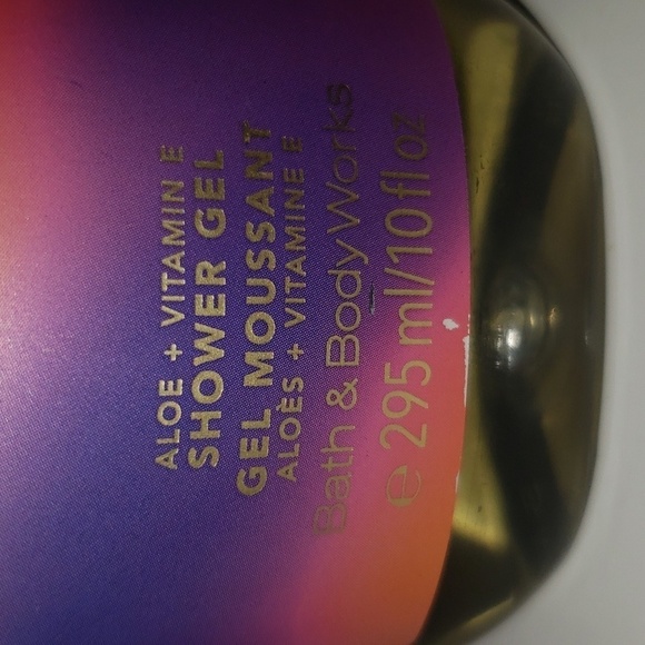 Bath & body works aloe and vitamin e shower HAPPY VIBES 295ML - Picture 3 of 4